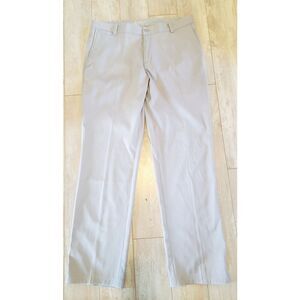 Nike Dri Fit Golf Pants Mens 34x32 Gray Outdoor‎ Casual Moisture Wick Pckts